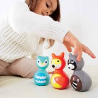 Игрушка-неваляшка "Сова", KID O - Зображення 2