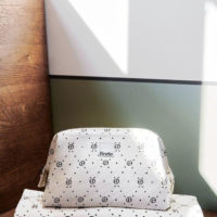 Elodie Details - Детский плед Pearl Velvet Blanket, цвет Monogram - Зображення 5