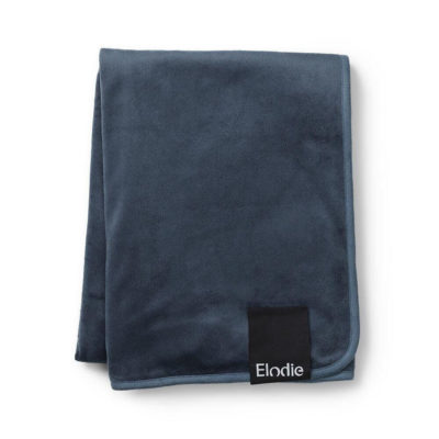 Elodie Details - Детский плед Pearl Velvet Blanket, цвет Juniper Blue