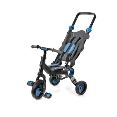 Велосипед детский трехколесный Strollcycle Black, синий - Galileo - Зображення 2