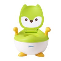 Детский горшок Лисица с полиуретановым кольцом, зелёный Babyhood - Зображення 3