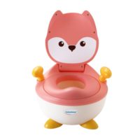Детский горшок Лисица с полиуретановым кольцом, розовый Babyhood - Зображення 3