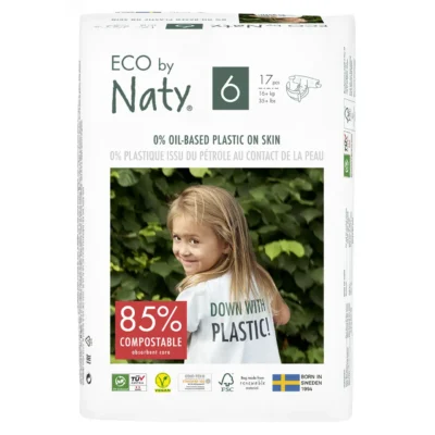 Органічні підгузники Eco by Naty Розмір 6 (16 кг) 17 шт