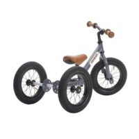TRYBIKE - Балансуючий велосипед триколісний, колір сірий - Зображення 3