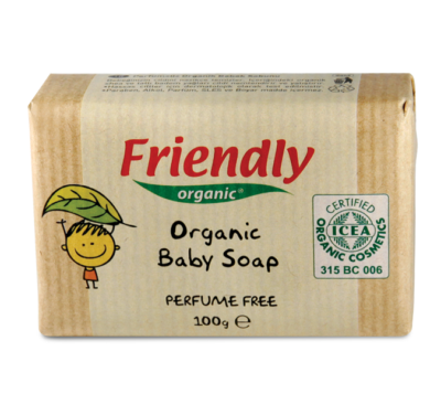 Органічне тверде мило для рук Friendly organic без запаху