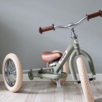 TRYBIKE - Балансуючий велосипед триколісний, колір оливковий - Зображення 4
