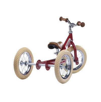 TRYBIKE - Балансуючий велосипед триколісний, колір рубіновий - Зображення 4