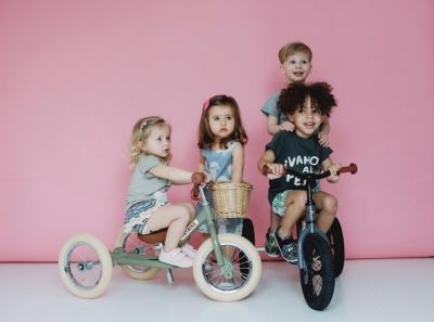 TRYBIKE - Балансуючий велосипед триколісний, колір сірий - Зображення 5