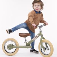 TRYBIKE - Балансуючий велосипед, колір оливковий - Зображення 3