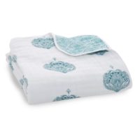 Одеяло из муслинового хлопка paisley teal aden+anais