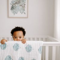 Одеяло из муслинового хлопка paisley teal aden+anais - Зображення 3