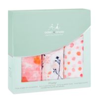 Набор из 3-х муслиновых пеленок 70х70 см Petal Blooms aden+anais - Зображення 2