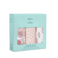 Набор из 3-х муслиновых пеленок 70х70 см Dahlias aden+anais - Зображення 2