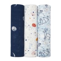 Набор муслиновых пеленок из 3-х шт Stargaze 120х120 см