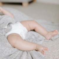 Набор плед трикотажный и шапочка Heather Grey aden+anais - Зображення 3