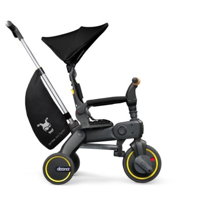 Складаний триколісний велосипед Doona Liki Trike S5 Nitro Black - Зображення 3