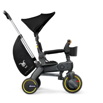 Складаний триколісний велосипед Doona Liki Trike S5 Nitro Black - Зображення 2