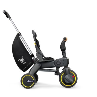 Складаний триколісний велосипед Doona Liki Trike S5 Nitro Black - Зображення 5