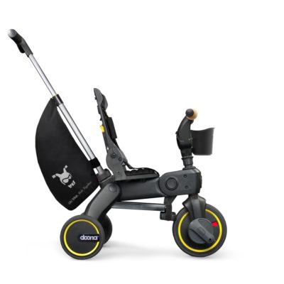 Складаний триколісний велосипед Doona Liki Trike S5 Nitro Black - Зображення 6