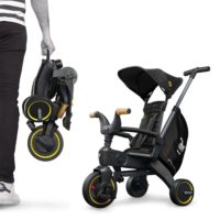 Складаний триколісний велосипед Doona Liki Trike S5 Nitro Black - Зображення 9