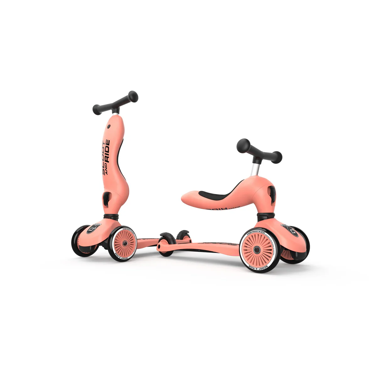 Самокат Scoot and Ride серії Highwaykick-1 персик, 1-5 років