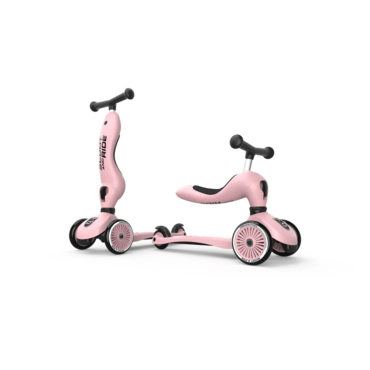 Самокат Scoot and Ride серії Highwaykick-1 пастельно-рожевий, 1-5 років