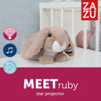 ZAZU RUBY Кролик Нічник-Проектор зоряного неба - Зображення 6