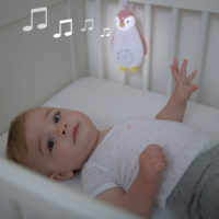 Нічник з музичним боксом Пінгвіненя ZOE сірий - Зображення 4
