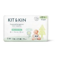 Еко підгузки Kit&Kin розмір 2 (40 шт/уп), 4-8 кг, Мишка/Панда