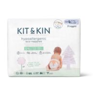 Еко підгузки Kit&Kin розмір 4 (34 шт/уп), 9-14 кг, Лисиця/Тигр