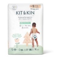 Еко трусики Kit&Kin розмір 5 (20 шт/уп), 12-17 кг, Корова/Просятко