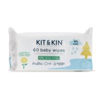 Вологі еко-салфетки Kit&Kin (60 шт/уп.)