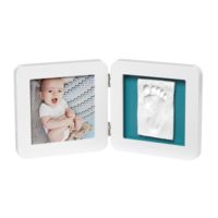 Подвійна рамочка Baby Art з відбитком біла - Зображення 2