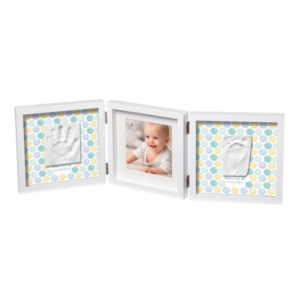 Рамочка Baby Art Потрійна з відбитками Стильна Біла Baby Art потрійна