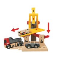 Детская железная дорога BRIO с мостовым краном Deluxe - Зображення 3