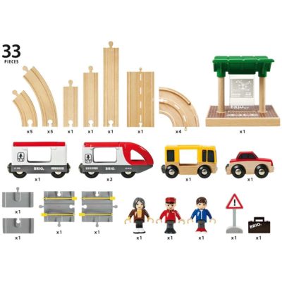 Детская железная дорога BRIO c переездом и станцией - Зображення 3