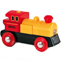 Паровоз BRIO на батарейках (желто-красный) - Зображення 2