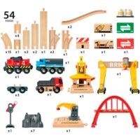 Детская железная дорога BRIO с мостовым краном Deluxe - Зображення 4