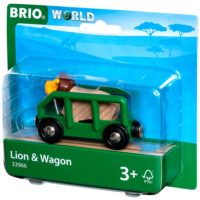 Вагон BRIO со львом