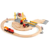 Детская железная дорога BRIO c переездом и краном - Зображення 2