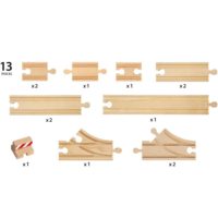 Стартовый набор расширений для железной дороги BRIO 13 эл. - Зображення 4