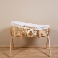 Колиска з натурального кукурудзяного волокна Childhome - white - Зображення 4