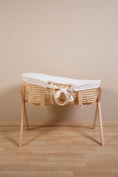 Колиска з натурального кукурудзяного волокна Childhome - white - Зображення 4
