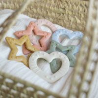 Іграшка гризунець BIBS Baby Bitie Star Pink Plum,вік 3+ міс - Зображення 3