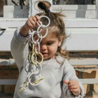 Іграшки BIBS Loops 12 шт в упаковці Vanilla / Sage / Olive від 0+ міс - Зображення 4