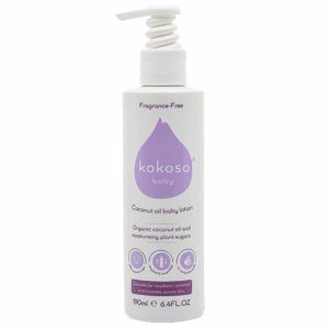 Дитячий зволожувальний лосьйон Kokoso Baby без запаху 190 ml