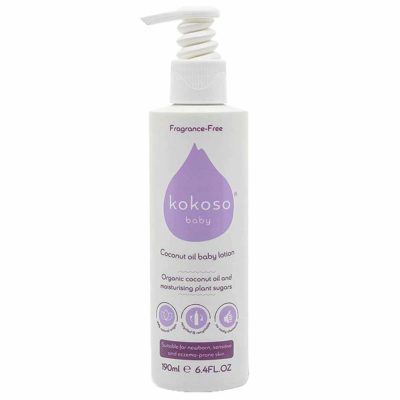 Дитячий зволожувальний лосьйон Kokoso Baby без запаху 190 ml