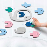 Игрушка для ванной Quut Пазл-головоломка Киты