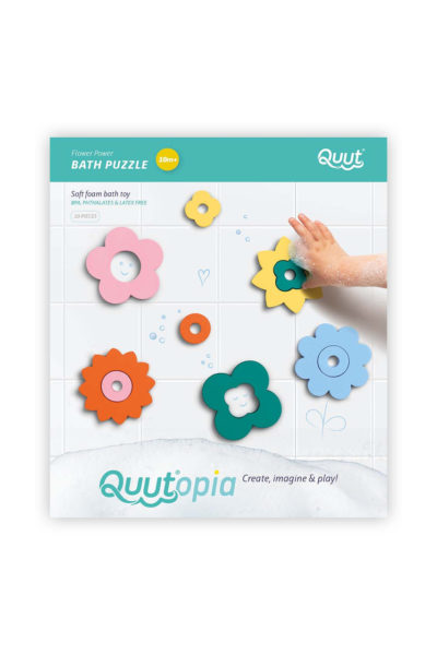 Игрушка для ванной Quut Пазл-головоломка Цветы - Зображення 2