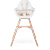 Стілець для годування Childhome Evolu ONE.80° з бампером - natural/white - Зображення 2